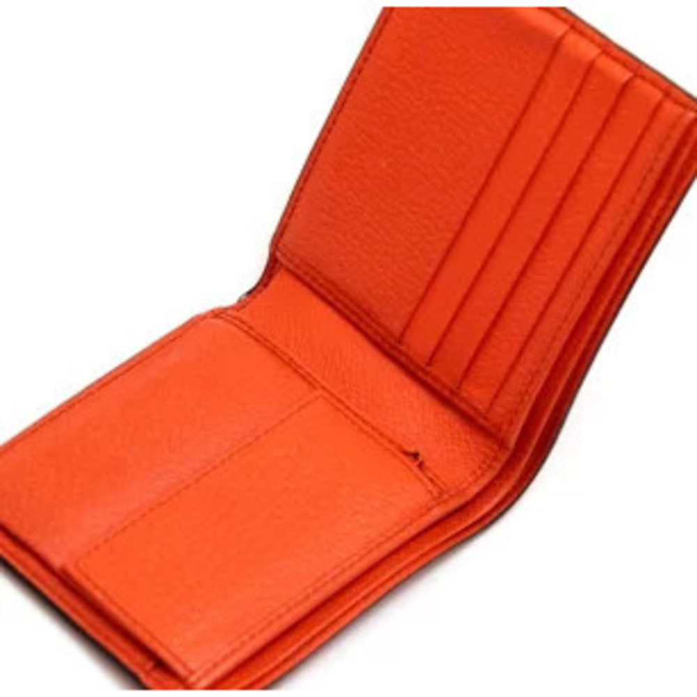 Gucci bi fold wallet Wave leather jacquard orange - Picture 3 of 7